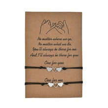 Load image into Gallery viewer, New Charm Bracelet For Friendship Couples 2pcs/set Volcanic Stone Bracelet Bead Bangles Natural Stone Bracelets Set Friendship Hand Woven Braided Stretch String Adjustable For Couples