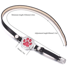 将图片加载到图库查看器,New Charming Bracelet Aromatherapy Essential Oil Diffuser Locket Bracelets Adjustable Genuine Leather Wrap Essential Oil Diffuser Bracelet Valentine's Day Present Aromatherapy For Women