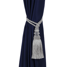 Load image into Gallery viewer, New Crystal Beaded Tassel Curtain Tieback Decorative Curtain Tie Home Decor Cord for Curtains Buckle Rope Room Accessories European Style High-Grade Curtains Tieback Rope Tassel Holdbacks 50cm