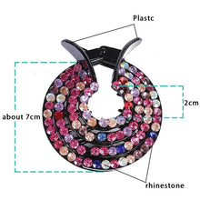 Load image into Gallery viewer, New Crystal Bird Nest Ponytail Holder Fair Crab Claw Clip Hairpin Rhinestone for Women Girls Accessories Barrettes Headwear Gorgeous Hair Accessories For Women