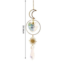 Load image into Gallery viewer, New Crystal Guardian Angel Wing Sun Catcher Angel Crystal Prism Pendant Sun Catcher Windows Outdoor Garden Hanging Decor Gifts Rainbow Collection With Crystal Wind Chimes For Home Garden Hanging Decoration