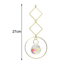 Load image into Gallery viewer, New Crystal Guardian Angel Wing Sun-catcher Car Charm For Rear View Mirror Clear Window Rainbow Maker Collection With Crystal Wind Chimes For Home Garden Hanging Decoration Photography Prop