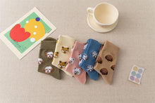 Load image into Gallery viewer, New Cute Cartoon Dog Middle Tube Socks Creative Female Socks Warm Socks Teddy Pomeranian Cotton Socks Stylish Unisex Short Ankle Socks For Men And Women