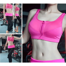 Load image into Gallery viewer, New Dazzling Sports Bra Crop Top Fitness Women Sportswear Feminine Workout Top Bras For Gym Female Underwear Running Push up Yoga Top