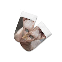 Load image into Gallery viewer, 3D Printed Women Winter Christmas Socks Funny Creative Pet Cat Face Unisex Cotton Ankle Socks Children Gift Animal Lover Socks For Men And Women
