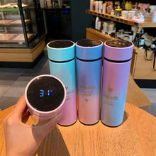 Load image into Gallery viewer, 500ML Smart Thermos Water Bottle Led Digital Temperature Display Stainless Steel Coffee Thermal Mugs Intelligent Insulation Cups