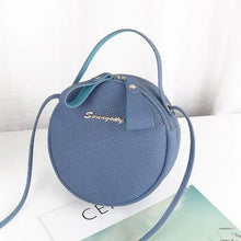 将图片加载到图库查看器,Small Circular Bag For Women And Girls Fashionable Single Shoulder Slung Mobile Phone Ladies Purse Women's Crossbody Messenger Gift Bags