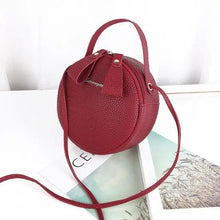 将图片加载到图库查看器,Small Circular Bag For Women And Girls Fashionable Single Shoulder Slung Mobile Phone Ladies Purse Women's Crossbody Messenger Gift Bags