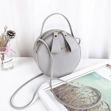 将图片加载到图库查看器,Small Circular Bag For Women And Girls Fashionable Single Shoulder Slung Mobile Phone Ladies Purse Women's Crossbody Messenger Gift Bags