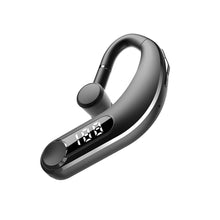 Load image into Gallery viewer, New Digital Display Wireless Single Ear Headset Bluetooth-compatible Earphone 5.2 Long Standby Time LED Power Digital Display Earphone Elegant Design Improved Comfort Long Range Wireless Hands Free Earphone For Drivers Canceling Headphones For Business