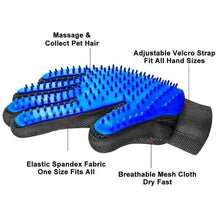 Load image into Gallery viewer, New Efficient Pet Grooming Cleaning Gentle Brush Gloves Pet Hair Remover Gloves