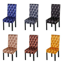 将图片加载到图库查看器,New Elastic Spandex Fibre Chair Cover For Wedding Banquet Hotel Antifouling Fiber Standard Office European Stretch Spandex Removable Washable Dining Chair Protector Slipcovers for Hotel Dining Room Ceremony Banquet Wedding Party