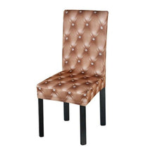 将图片加载到图库查看器,New Elastic Spandex Fibre Chair Cover For Wedding Banquet Hotel Antifouling Fiber Standard Office European Stretch Spandex Removable Washable Dining Chair Protector Slipcovers for Hotel Dining Room Ceremony Banquet Wedding Party
