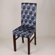 将图片加载到图库查看器,New Elastic Spandex Fibre Chair Cover For Wedding Banquet Hotel Antifouling Fiber Standard Office European Stretch Spandex Removable Washable Dining Chair Protector Slipcovers for Hotel Dining Room Ceremony Banquet Wedding Party