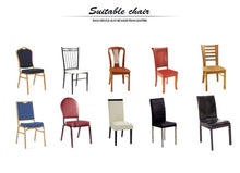 将图片加载到图库查看器,New Elastic Spandex Fibre Chair Cover For Wedding Banquet Hotel Antifouling Fiber Standard Office European Stretch Spandex Removable Washable Dining Chair Protector Slipcovers for Hotel Dining Room Ceremony Banquet Wedding Party
