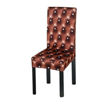 将图片加载到图库查看器,New Elastic Spandex Fibre Chair Cover For Wedding Banquet Hotel Antifouling Fiber Standard Office European Stretch Spandex Removable Washable Dining Chair Protector Slipcovers for Hotel Dining Room Ceremony Banquet Wedding Party