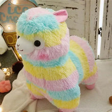 将图片加载到图库查看器,New Elegance 25cm Colorful Alpaca Plush Doll Baby Cute Animal Doll Soft Cotton stuffed doll Home Soft Toys Sleeping Mate Stuffed Plush Toys