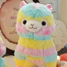 将图片加载到图库查看器,New Elegance 25cm Colorful Alpaca Plush Doll Baby Cute Animal Doll Soft Cotton stuffed doll Home Soft Toys Sleeping Mate Stuffed Plush Toys