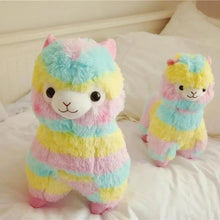 将图片加载到图库查看器,New Elegance 25cm Colorful Alpaca Plush Doll Baby Cute Animal Doll Soft Cotton stuffed doll Home Soft Toys Sleeping Mate Stuffed Plush Toys