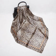 将图片加载到图库查看器,New Elegance Fashionable Scarves for Women Shawl Print Silk Satin Hijab Scarf Female Bandana 90*90cm Luxury Square Shawls Scarfs For Ladies