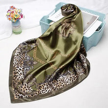 将图片加载到图库查看器,New Elegance Fashionable Scarves for Women Shawl Print Silk Satin Hijab Scarf Female Bandana 90*90cm Luxury Square Shawls Scarfs For Ladies