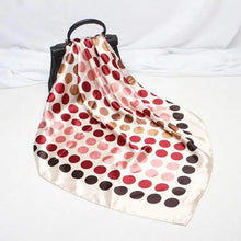 将图片加载到图库查看器,New Elegance Fashionable Scarves for Women Shawl Print Silk Satin Hijab Scarf Female Bandana 90*90cm Luxury Square Shawls Scarfs For Ladies