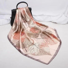 将图片加载到图库查看器,New Elegance Fashionable Scarves for Women Shawl Print Silk Satin Hijab Scarf Female Bandana 90*90cm Luxury Square Shawls Scarfs For Ladies
