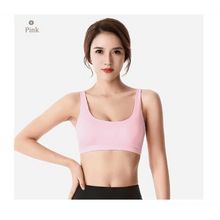 将图片加载到图库查看器,New Elegance Fitness Sports Bra for Women Push Up Wirefree Padded Crisscross Strappy Running Gym Training Workout Yoga Underwear Crop Tops