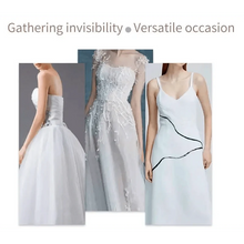 Load image into Gallery viewer, New Elegance Invisible Push Up Bra Strapless Bras Dress Wedding Party Sticky Self-adhesive Silicone Brassiere Breathable Deep U Bra Underwear