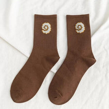 Load image into Gallery viewer, New Elegant Fruit Printed Breathable Cotton Socks Happy Funny Unisex Socks Candy Colors Harajuku Casual Cotton Crew Socks For Men And Women