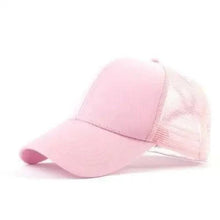 Load image into Gallery viewer, New Elegant Glitter Ponytail Baseball Caps Sequins Shining High Quality Fashionable Cap For Womens Messy Bun Adjustable Snapback Hip Hop Hat