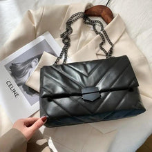 Load image into Gallery viewer, New Famous Casual Chain Crossbody Bags For Women Fashion Simple Shoulder Bag, Designer Handbags PU Leather Messenger Bags For Ladies