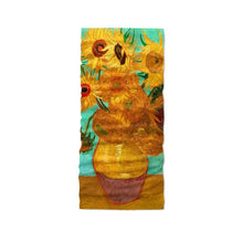 Load image into Gallery viewer, New Fashion 3D Printed Oil Painting Art Neck Scarf Women Soft Face Bandana Sunflower Night Hijab Scarf Face Mask Reusable Washable Cloth Bandanas Women Men Neck Gaiter Cover Turban Multipurpose Balaclava Elastic UV Face Shields for Women