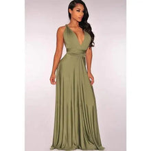 Load image into Gallery viewer, New Fashion Boho Women Multiway Wrap Convertible Maxi Club Red Dress Bandage Long Dress Party Dresses For Women