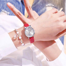 Load image into Gallery viewer, New Fashion Childrens Watch Analog Children Quartz Watch With Bracelet Set Little Cat Watch Kids Children Quartz Electronic Watch Unisex Wrist Leather Strap Watches