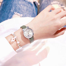 Load image into Gallery viewer, New Fashion Childrens Watch Analog Children Quartz Watch With Bracelet Set Little Cat Watch Kids Children Quartz Electronic Watch Unisex Wrist Leather Strap Watches