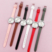 Load image into Gallery viewer, New Fashion Childrens Watch Analog Children Quartz Watch With Bracelet Set Little Cat Watch Kids Children Quartz Electronic Watch Unisex Wrist Leather Strap Watches