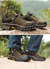 Load image into Gallery viewer, New Fashion Outdoors Men's Sneakers Waterproof Shoes Mens Casual Shoe Waterproof Hiking Boots Outdoor Lightweight Shoes Outdoor Walking Lace Up Anti-Slip Casual Shoes