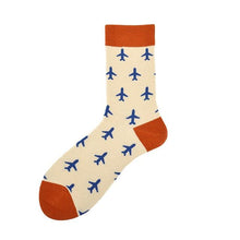 Load image into Gallery viewer, New Fashion Socks Shark Dinosaur Tiger Bear Dog Pattern Long Tube Happy Novelty Skateboarding Cycling Leisure Fun Unisex Crew Socks For Men And Women