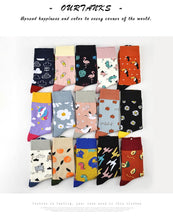 Load image into Gallery viewer, New Fashion Socks Shark Dinosaur Tiger Bear Dog Pattern Long Tube Happy Novelty Skateboarding Cycling Leisure Fun Unisex Crew Socks For Men And Women