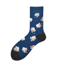 Load image into Gallery viewer, New Fashion Socks Shark Dinosaur Tiger Bear Dog Pattern Long Tube Happy Novelty Skateboarding Cycling Leisure Fun Unisex Crew Socks For Men And Women