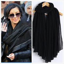 Load image into Gallery viewer, New Fashion Soft Cotton Elegant Viscose Scarf Ladies Scarf Shawls Lightweight Elegant Wraps Muslim Hijab scarf scarves For Women