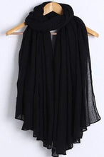 Load image into Gallery viewer, New Fashion Soft Cotton Elegant Viscose Scarf Ladies Scarf Shawls Lightweight Elegant Wraps Muslim Hijab scarf scarves For Women
