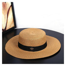 将图片加载到图库查看器,New Fashion Straw Hat Outdoor Leisure Sun Hat Women's Sun Hats UV Protection Large Wide Brim Hat Women Packable Sun Hat for Women Straw Hats Summer Beach Hat Ladies Wild Hats Straw Hat For Women
