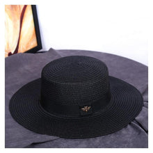 将图片加载到图库查看器,New Fashion Straw Hat Outdoor Leisure Sun Hat Women's Sun Hats UV Protection Large Wide Brim Hat Women Packable Sun Hat for Women Straw Hats Summer Beach Hat Ladies Wild Hats Straw Hat For Women