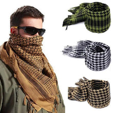 Load image into Gallery viewer, New Fashionable Men's Lightweight Square Outdoor Shawl Military Arab Tactical Desert Army Scarf