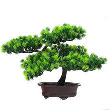Load image into Gallery viewer, New Festival Potted Simulation Decorative Bonsai Home Office Pine Tree Gift Ornament Lifelike Accessory Artificial Bonsai Artificial Bonsai Tree Fake Greenery for Home Office Desk Wall Book Shelf Decor Room Decor