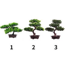 Load image into Gallery viewer, New Festival Potted Simulation Decorative Bonsai Home Office Pine Tree Gift Ornament Lifelike Accessory Artificial Bonsai Artificial Bonsai Tree Fake Greenery for Home Office Desk Wall Book Shelf Decor Room Decor