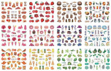 将图片加载到图库查看器,New Geometric Letter Nail Sticker Water Slider Winter Decal Christmas New Year Gift Nail Slider Temporary Tattoos Women Nail Art Stickers Water Transfer Decals Design Nail Art Supplies Manicure Acrylic Nail Foil Stencils Decorations