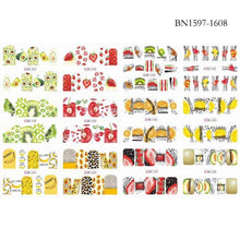 将图片加载到图库查看器,New Geometric Letter Nail Sticker Water Slider Winter Decal Christmas New Year Gift Nail Slider Temporary Tattoos Women Nail Art Stickers Water Transfer Decals Design Nail Art Supplies Manicure Acrylic Nail Foil Stencils Decorations